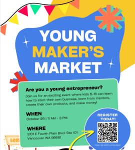 Volcanoes Help Bring Young Maker’s Market to Vancouver October 26th , 2024